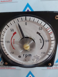 TOYO KEIKI DVF-12 RPM METER 0-150 RPM