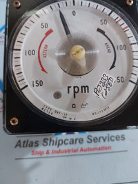 TOYO KEIKI DVF-12 RPM METER 0-150 RPM