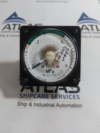 TOYO KEIKI DVF-8 PANEL METER GAUGE 0-.6 MPa