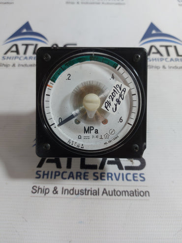 TOYO KEIKI DVF-8 PANEL METER GAUGE 0-.6 MPa