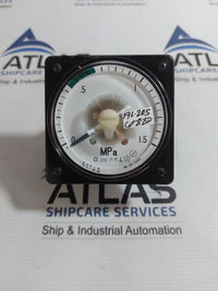 TOYO KEIKI DVF-8 PANEL METER GAUGE 0-1.5 MPa