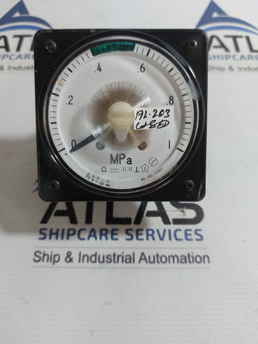 TOYO KEIKI DVF-8 PANEL METER GAUGE 0-1 MPa