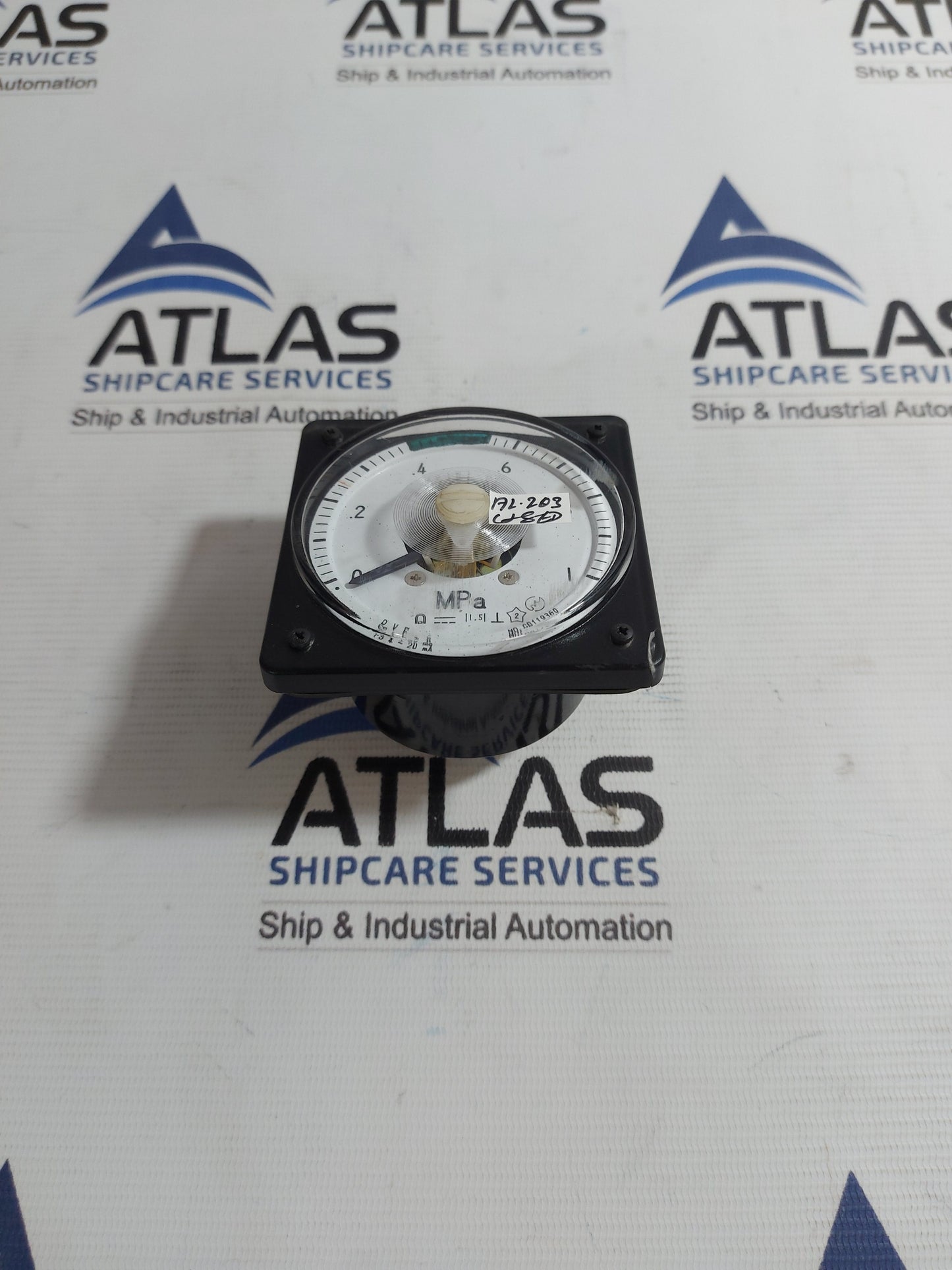 TOYO KEIKI DVF-8 PANEL METER GAUGE 0-1 MPa