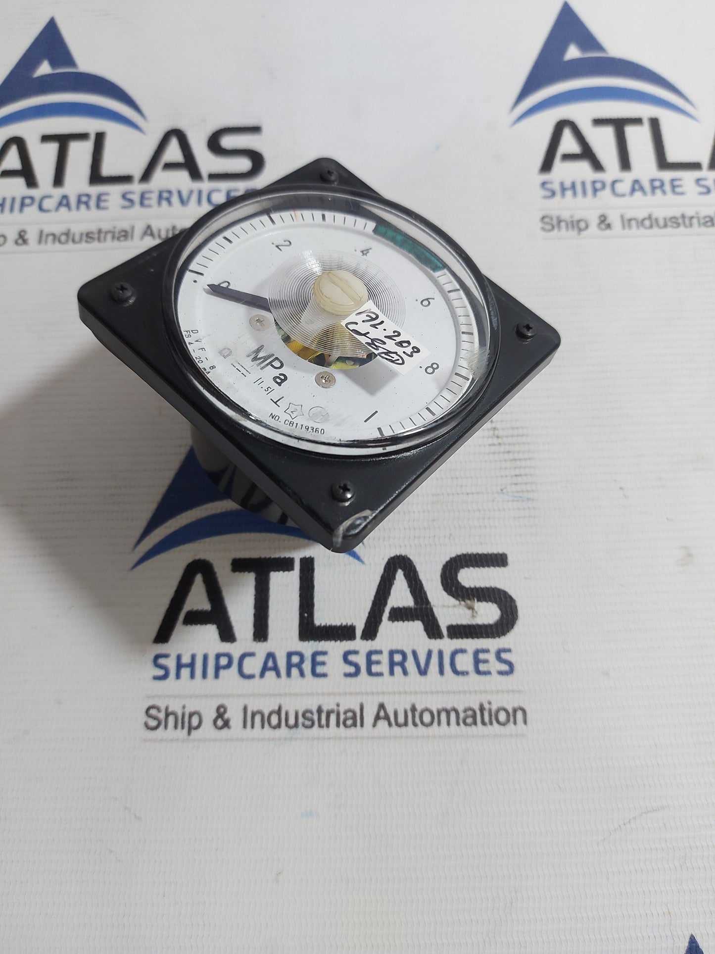 TOYO KEIKI DVF-8 PANEL METER GAUGE 0-1 MPa