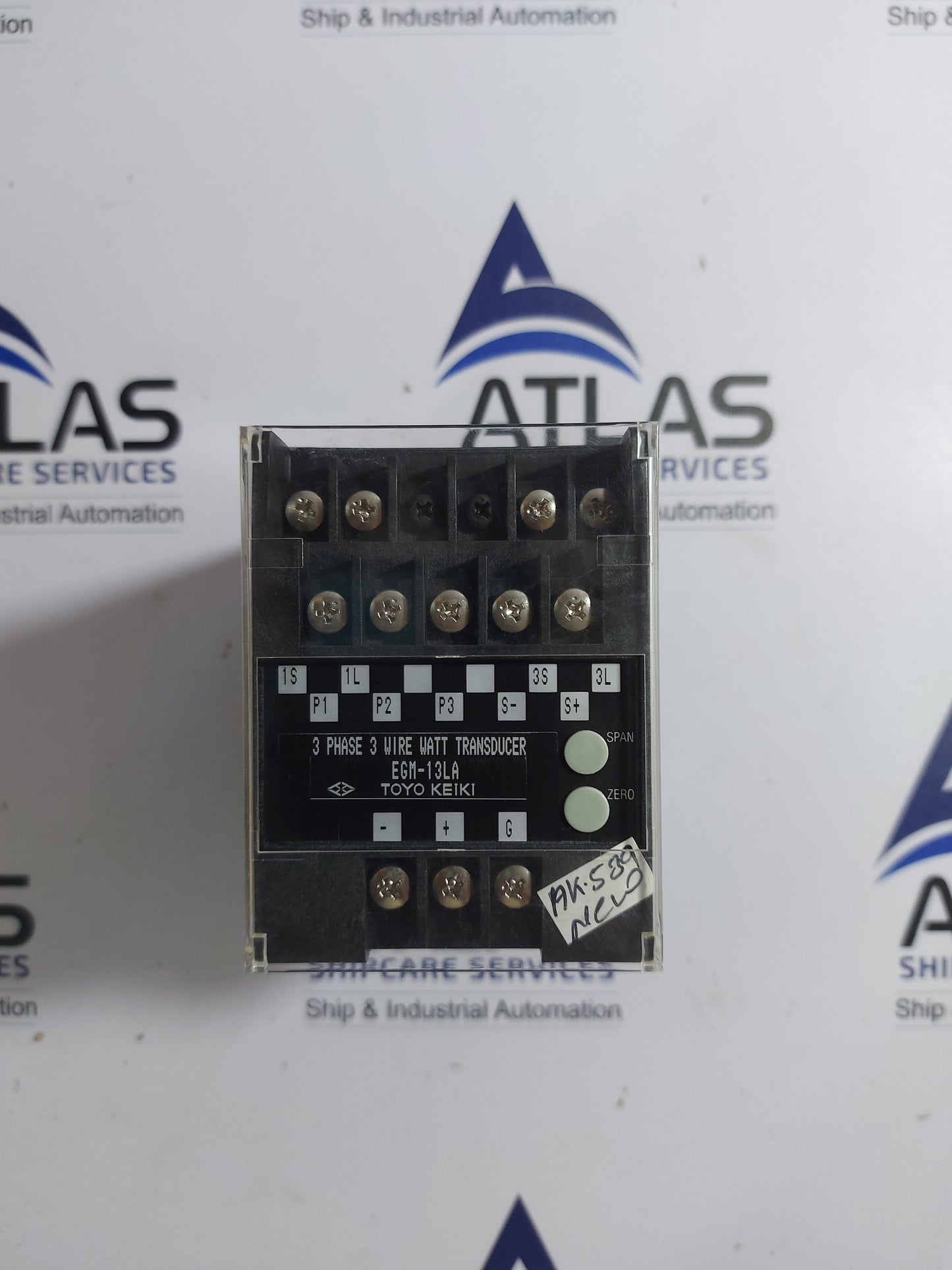 TOYO KEIKI EGM-13LA 3 PHASE 3 WIRE WATT TRANSDUCER