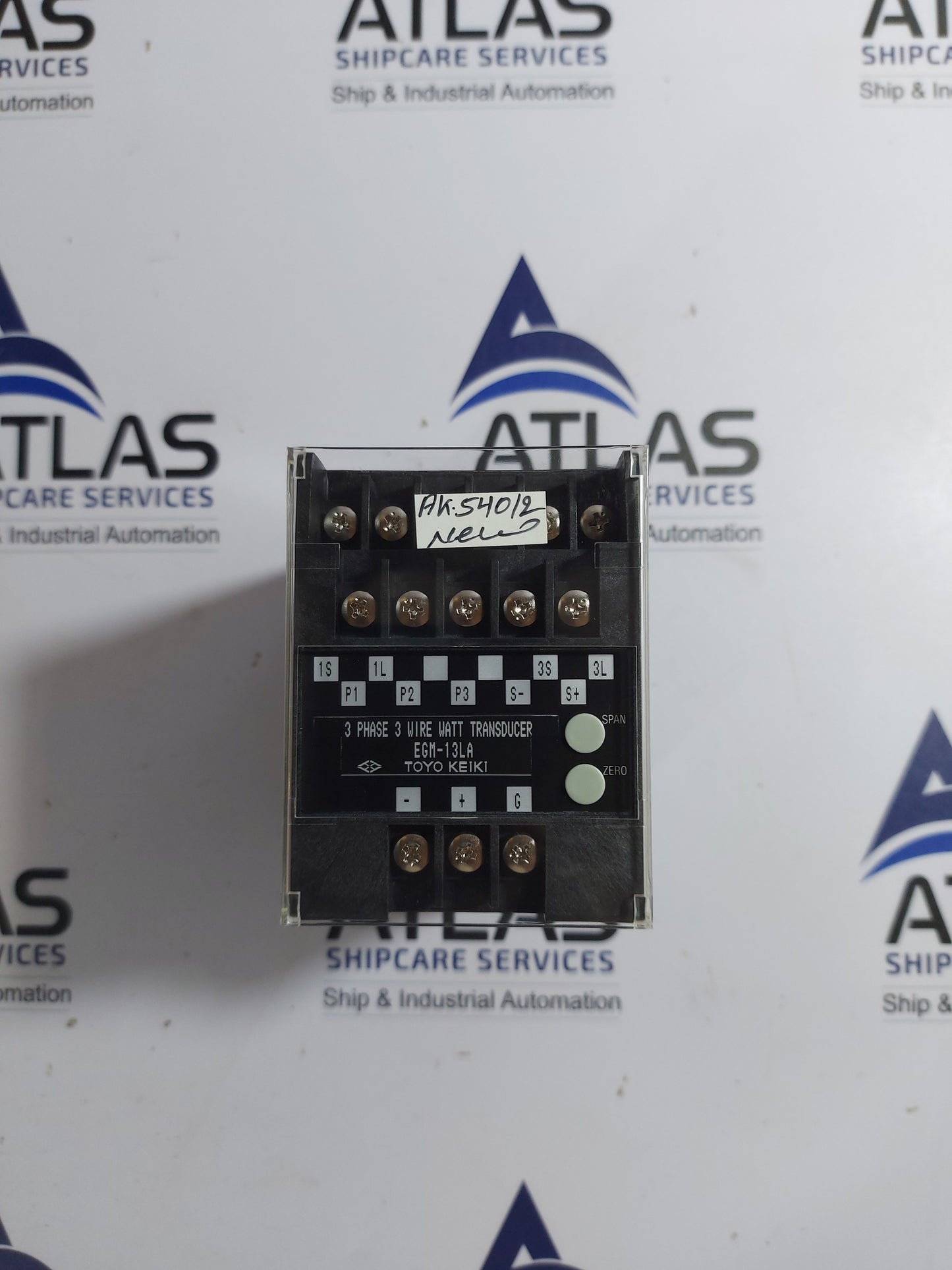 TOYO KEIKI EGM-13LA 3 PHASE 3 WIRE WATT TRANSDUCER