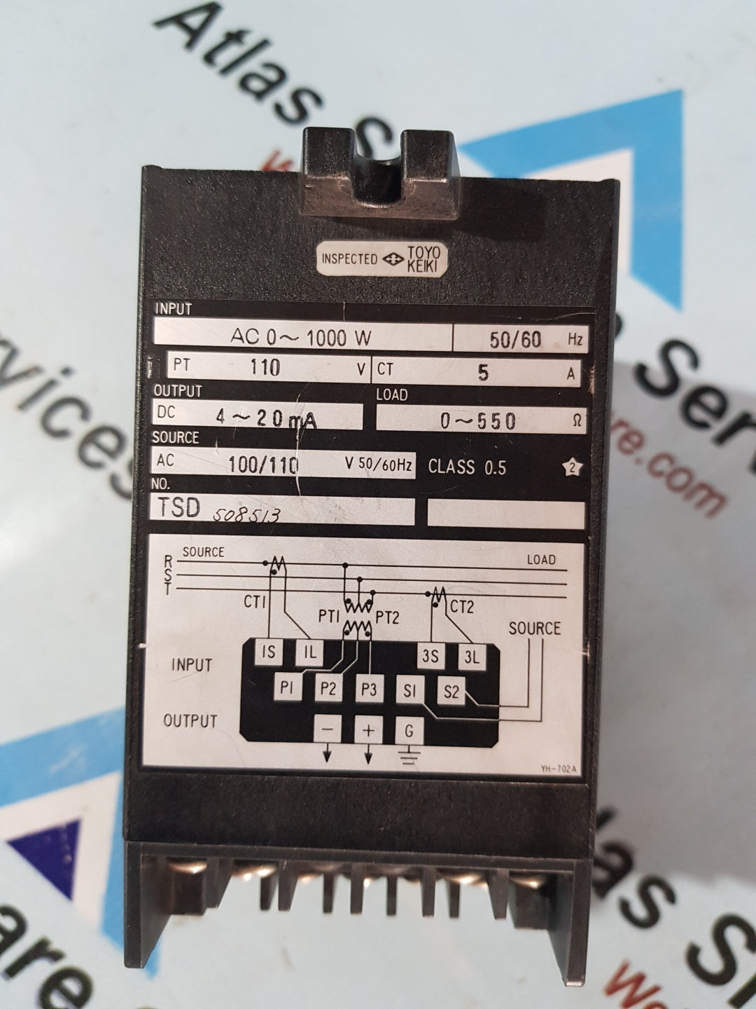 TOYO KEIKI EGM-23 3 PHASE WATT TRANSDUCER