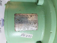 TOYO KEIKI LST-V6A-Z A.C. TACHOMETER GENERATOR