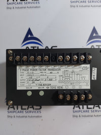 TOYO KEIKI NG-3-SD 3 PHASE POWER FACTOR TRANSDUCER