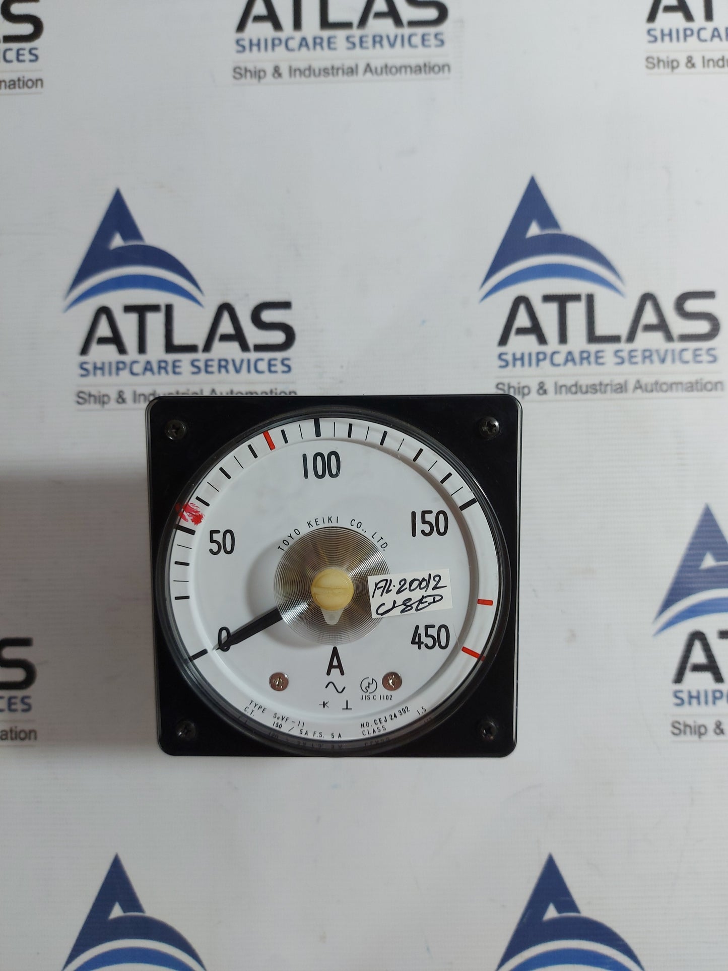 TOYO KEIKI SeVF-11 AMPERE METER 0-450A