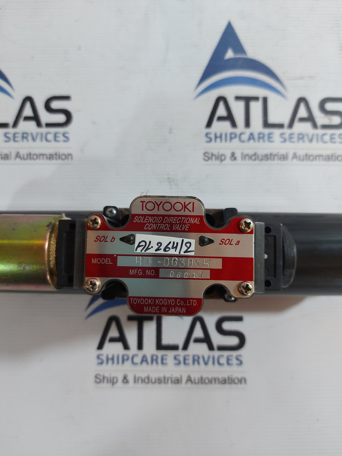 TOYOOKI KOGYO HD-06303B SOLENOID DIRECTIONAL CONTROL VALVE