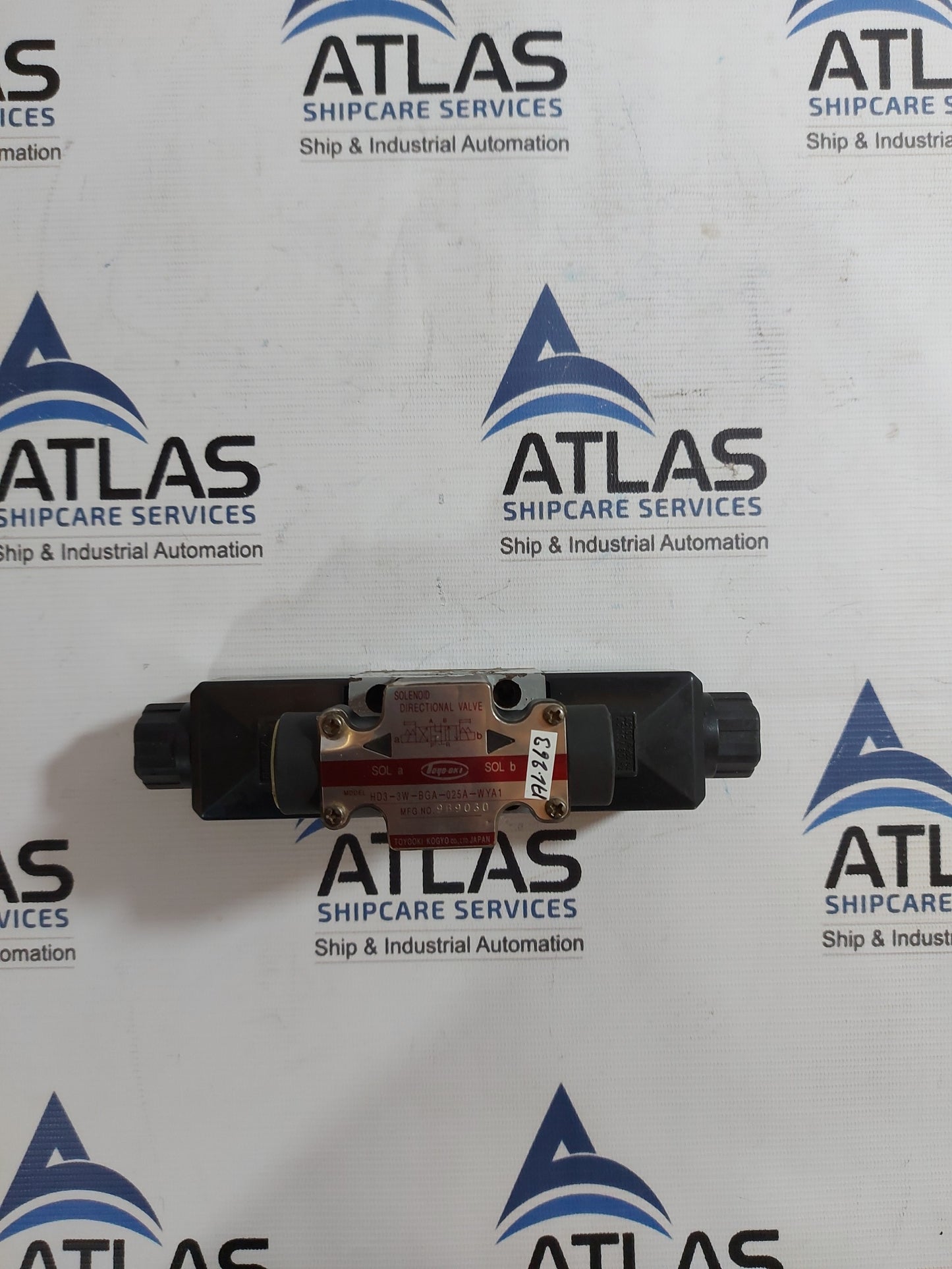 TOYOOKI KOGYO HD3-3W-BGA-025A-WY1A SOLENOID DIRECTIONAL VALVE