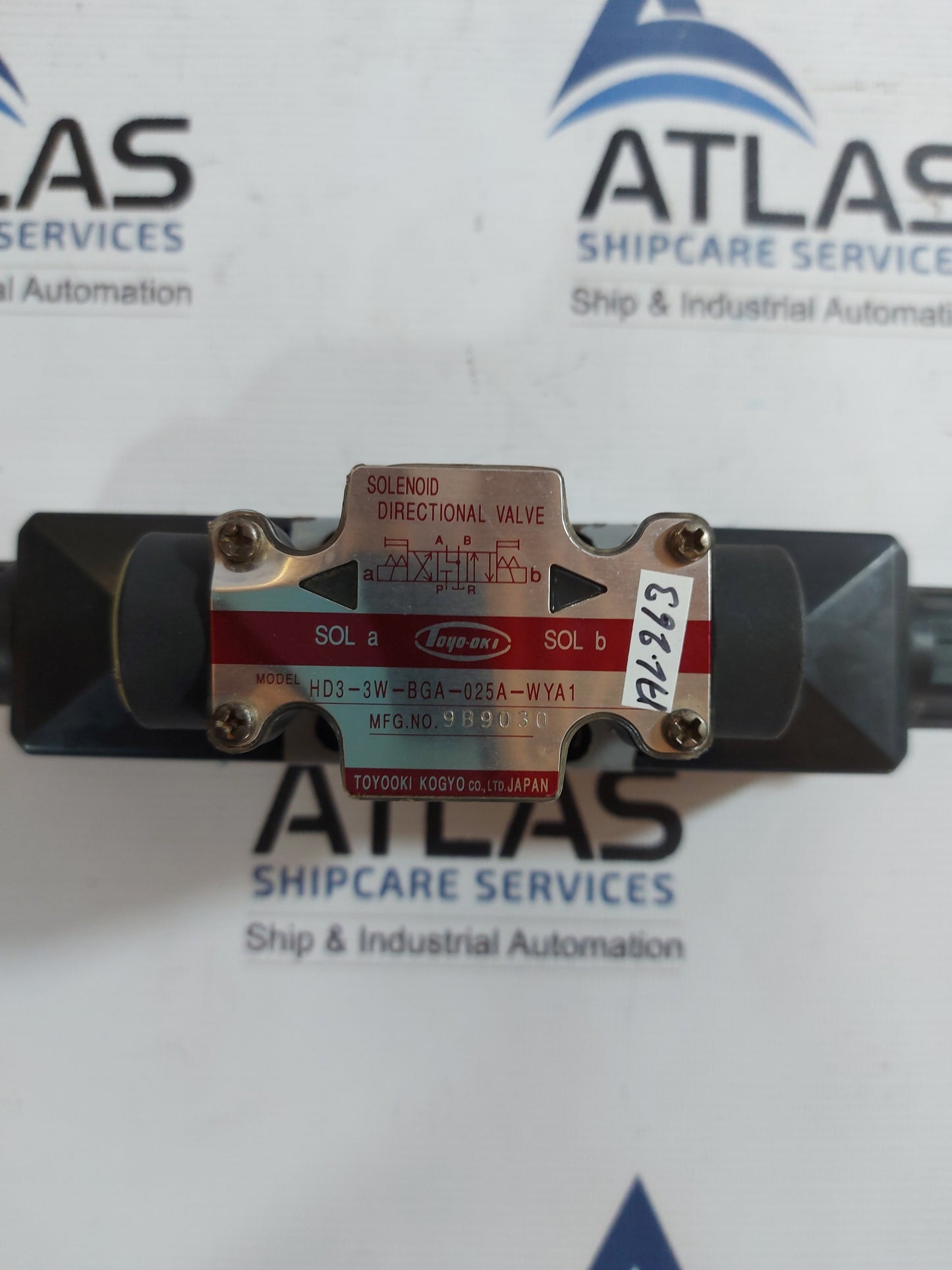 TOYOOKI KOGYO HD3-3W-BGA-025A-WY1A SOLENOID DIRECTIONAL VALVE