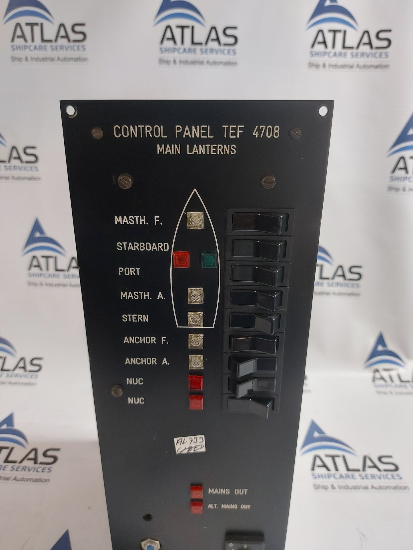TRANBERG TEF 4708 CONTROL PANEL