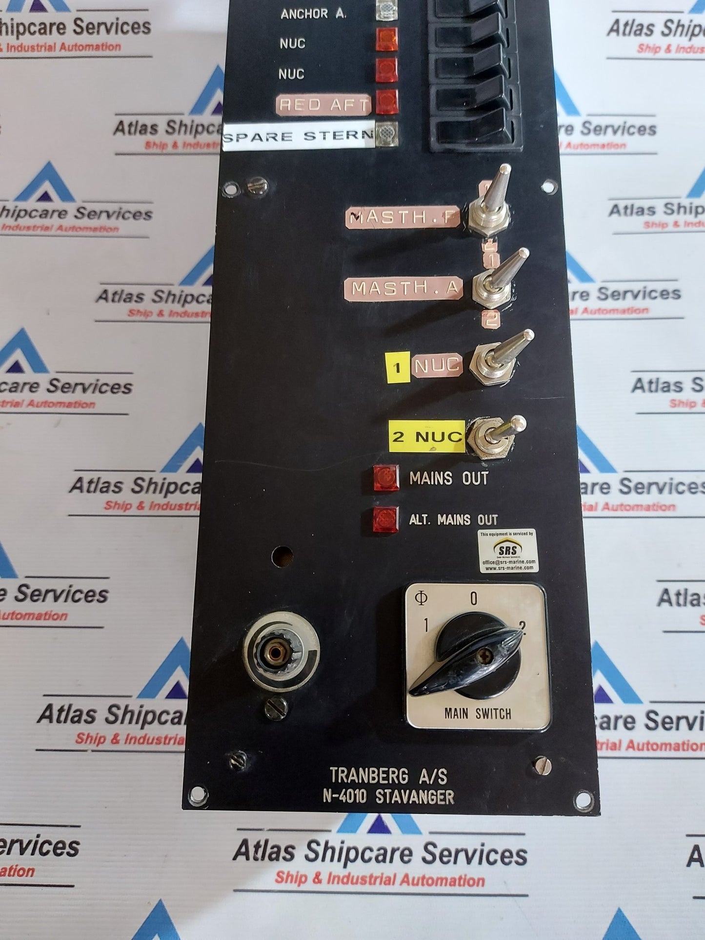 TRANBERG TEF 4708 CONTROL PANEL