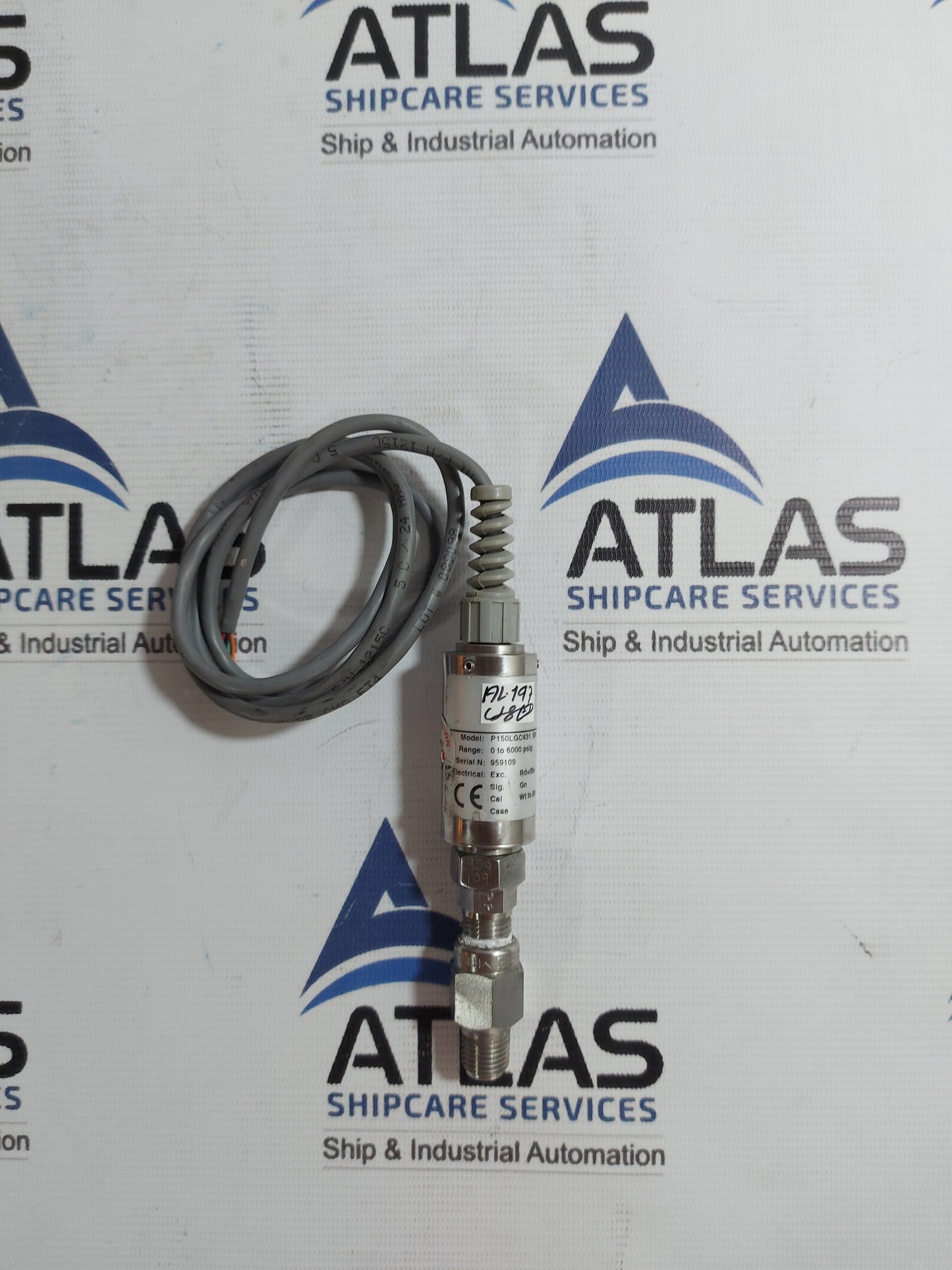 TRANSMETRICS P150LGC431 6M PRESSURE TRANSDUCER 0 TO 6000 PSIG