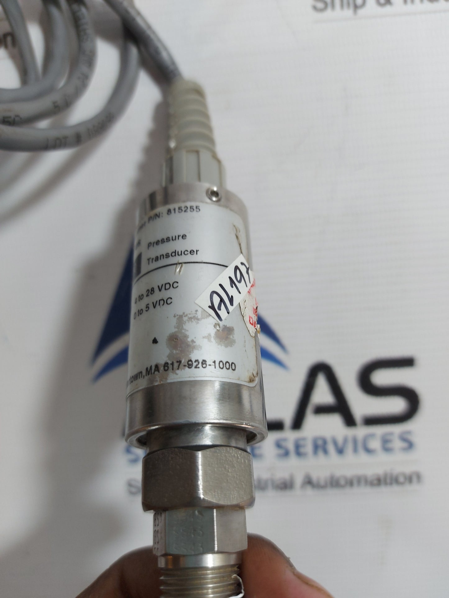 TRANSMETRICS P150LGC431 6M PRESSURE TRANSDUCER 0 TO 6000 PSIG