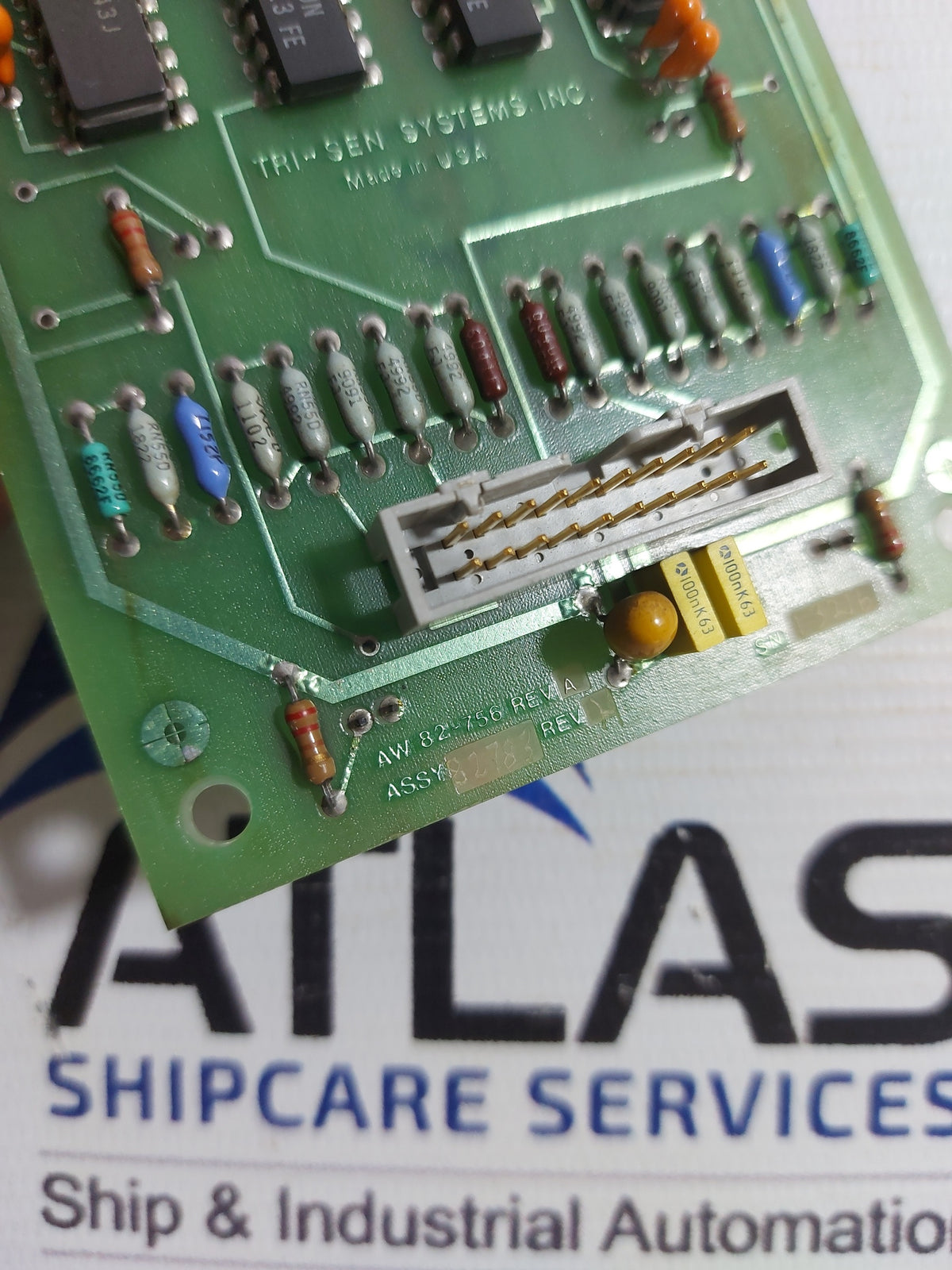 TRI-SEN 82-783 POWER SUPPLY MONITOR PC BOARD