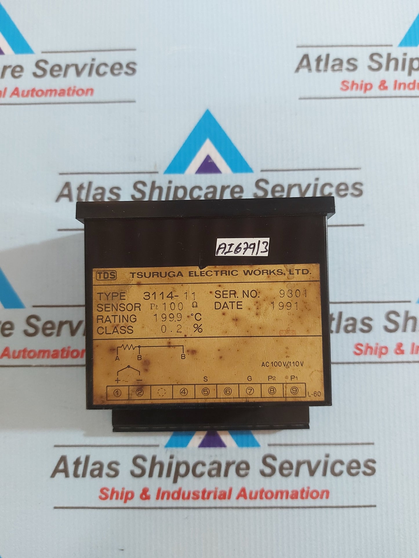 TSURUGA ELECTRIC 3114-11 PANEL METER