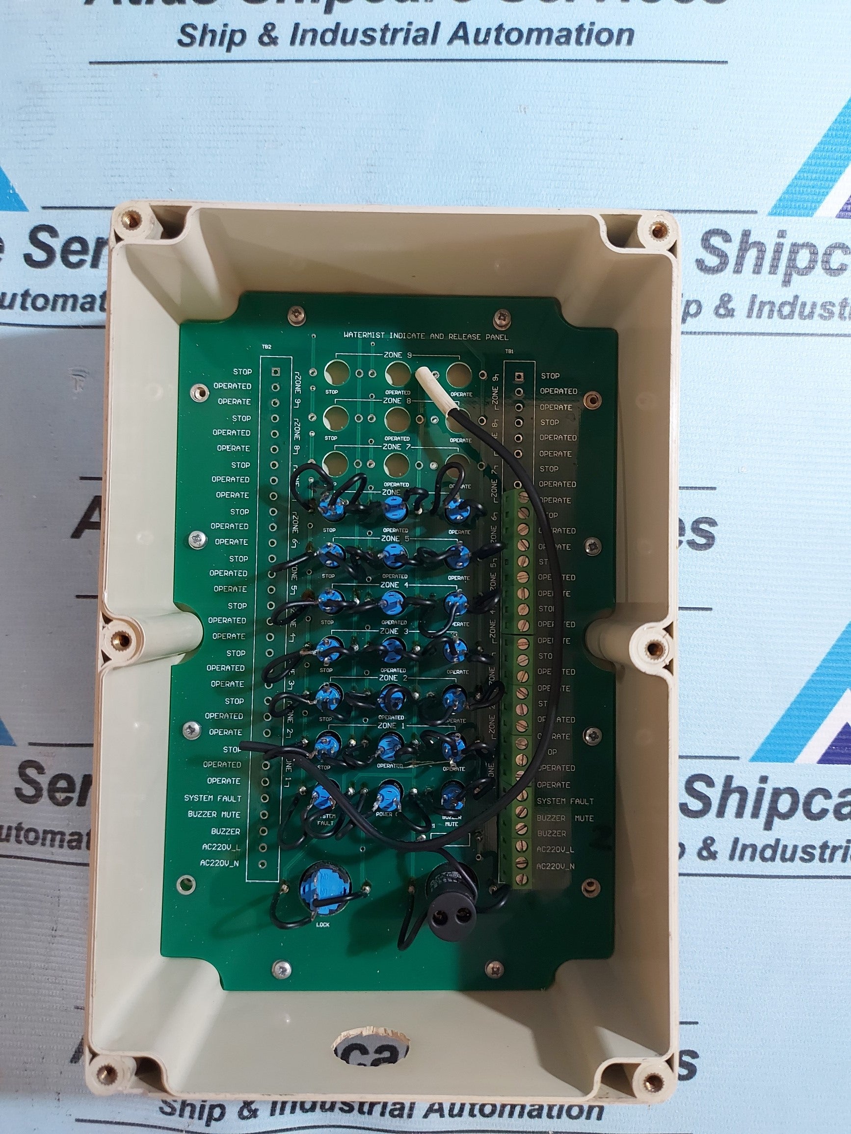 TYCO WATERMIST SYSTEM REMOVE RELEASE AND INDICATION PANEL – Atlas ...