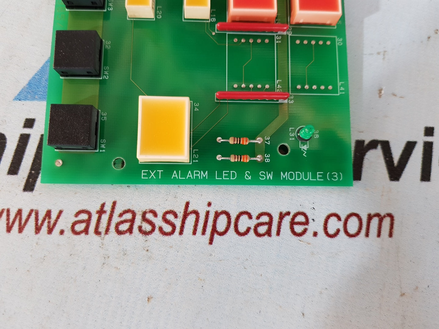 Terasaki EEA-513 K/985/9-001 Ext Alarm Led & Sw Module