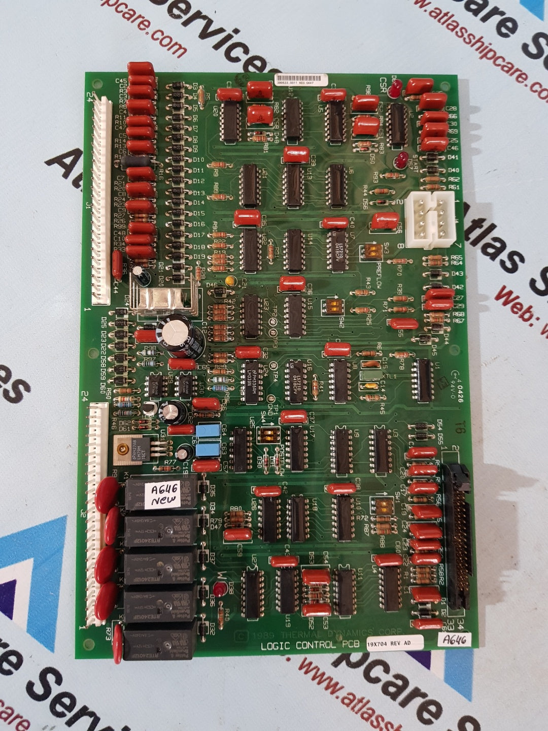 Thermal Dynamics 19X704 Logic Control Pcb Card