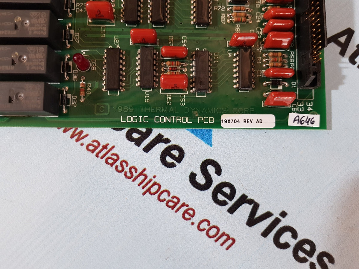 Dynamic Control Card Display Thermal Dynamics 19X704 Logic Control Pcb Card – Atlas Shipcare Services
