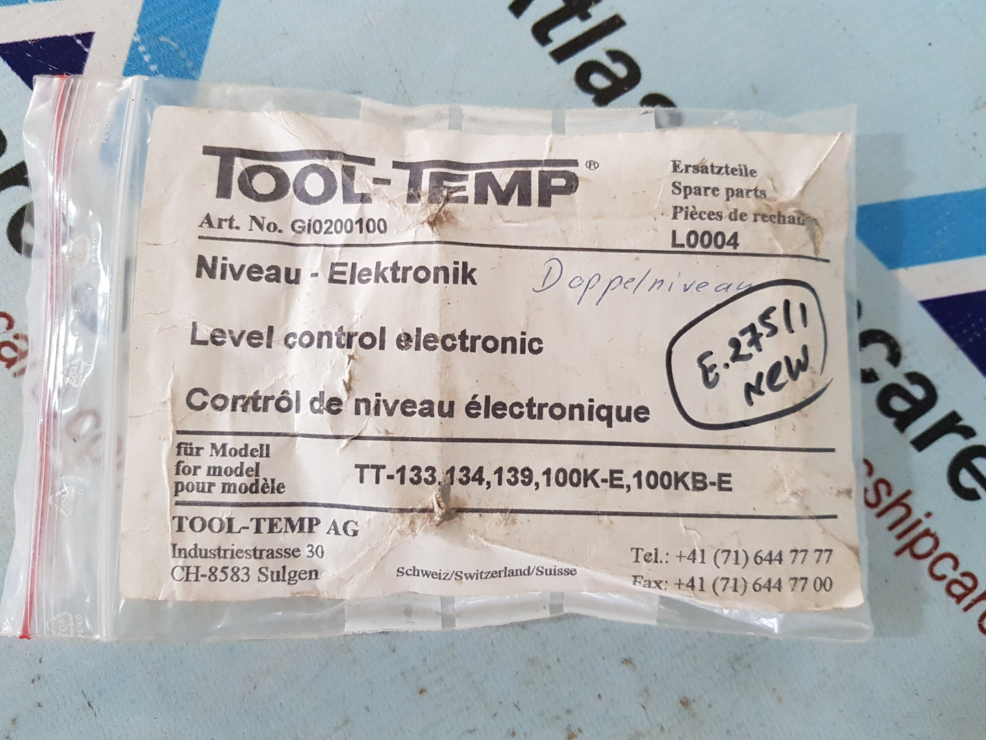 Tool-Temp DNK 6282 Double Level Control