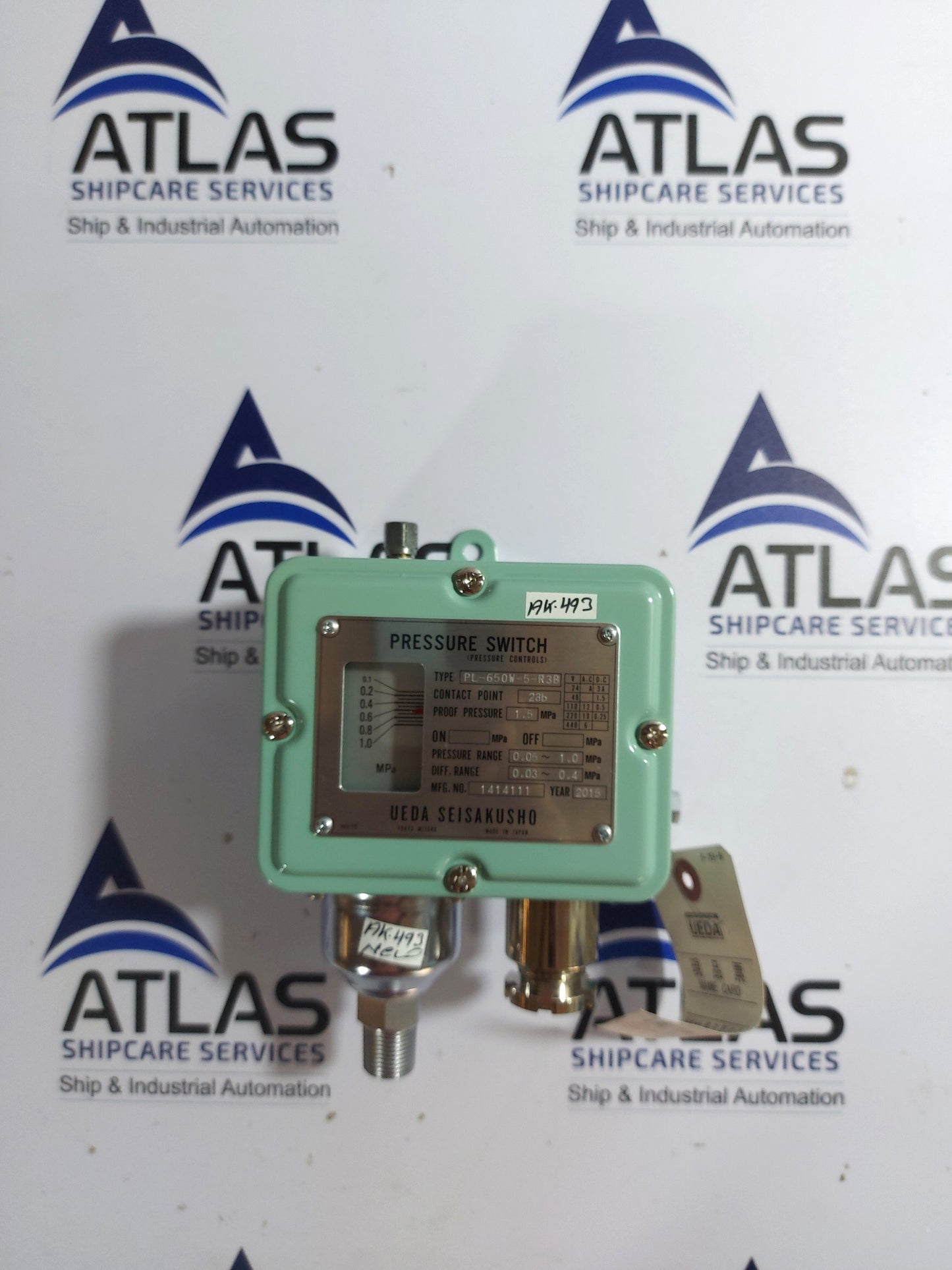 UEDA SEISAKUSHO PL-650W-5-R3B PRESSURE CONTROL SWITCH