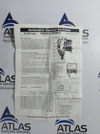 UEDA SEISAKUSHO PL-650W-5-R3B PRESSURE CONTROL SWITCH