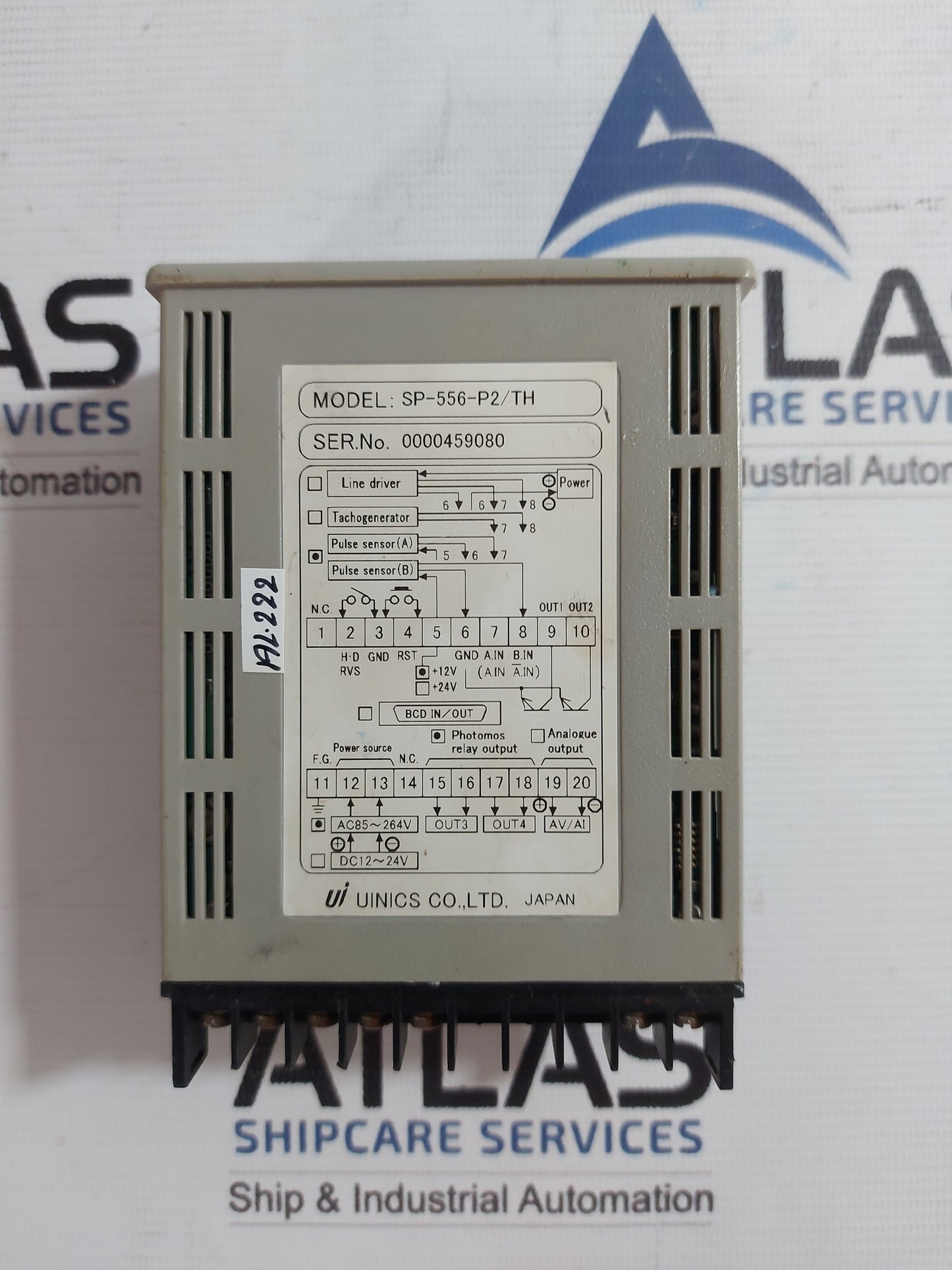 UINICS SP-556-P2/TH PULSE INPUT INDICATOR