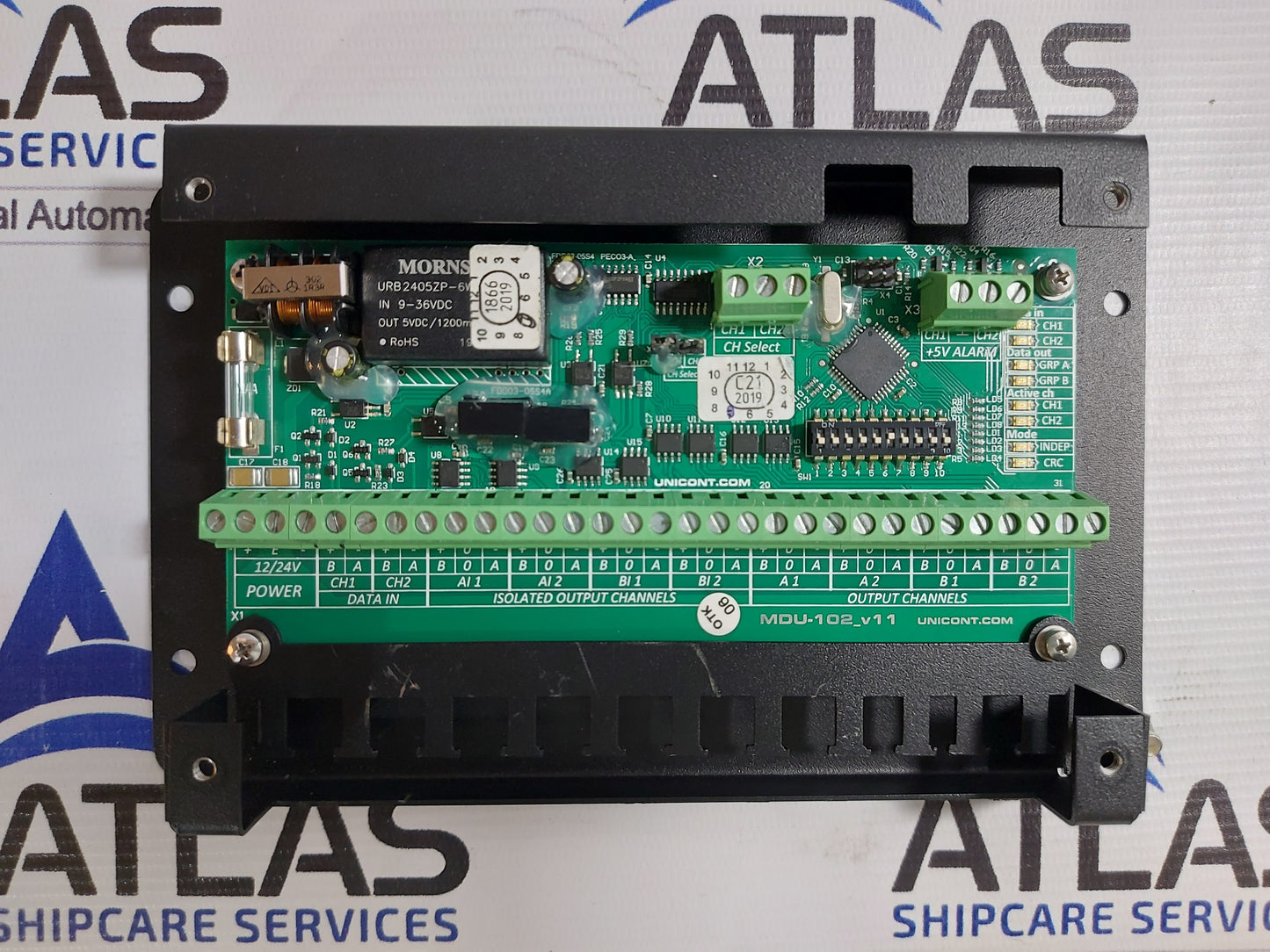 UNICONT MDU-102 AMPLIFIER-MULTIPLIER OF NMEA SIGNALS BUFFER UNIT