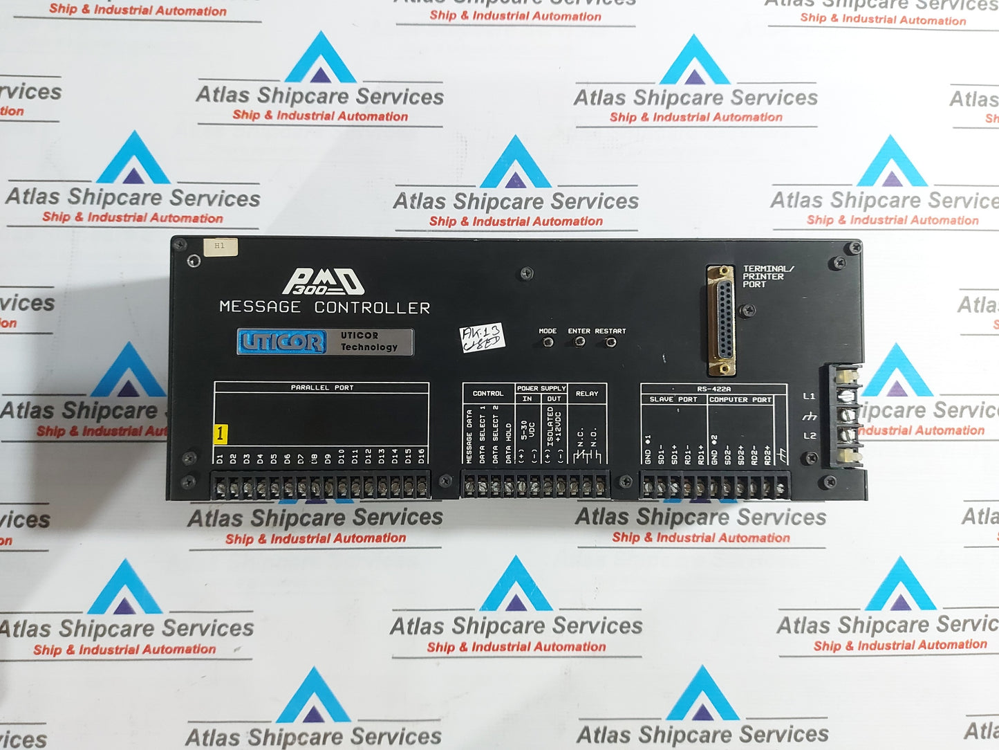 UTICOR PMD 300 76571-16 PROGRAMMABLE MESSAGE CONTROL 115/230 VAC .1/.05A