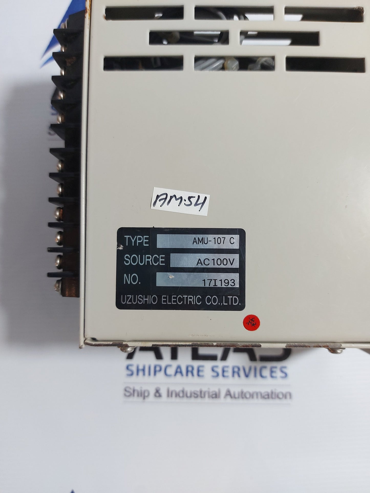 UZUSHIO ELECTRIC AMU-107 CONTROL AMPLIFIER