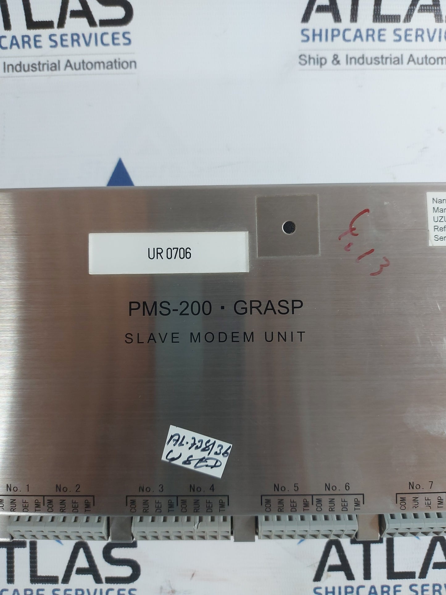 UZUSHIO ELECTRIC PMS-200 GRASP SLAVE MODEM UNIT URRC/440V