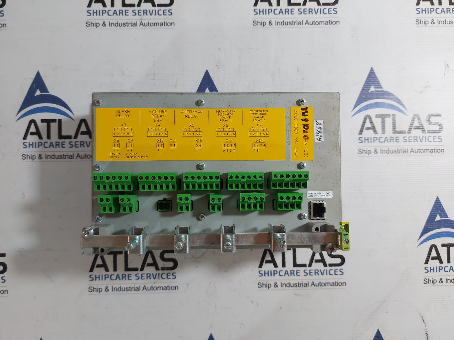 VAF INSTRUMENTS OILCON MARK 6M 0206-0087 OIL MONITORING CONTROL UNIT