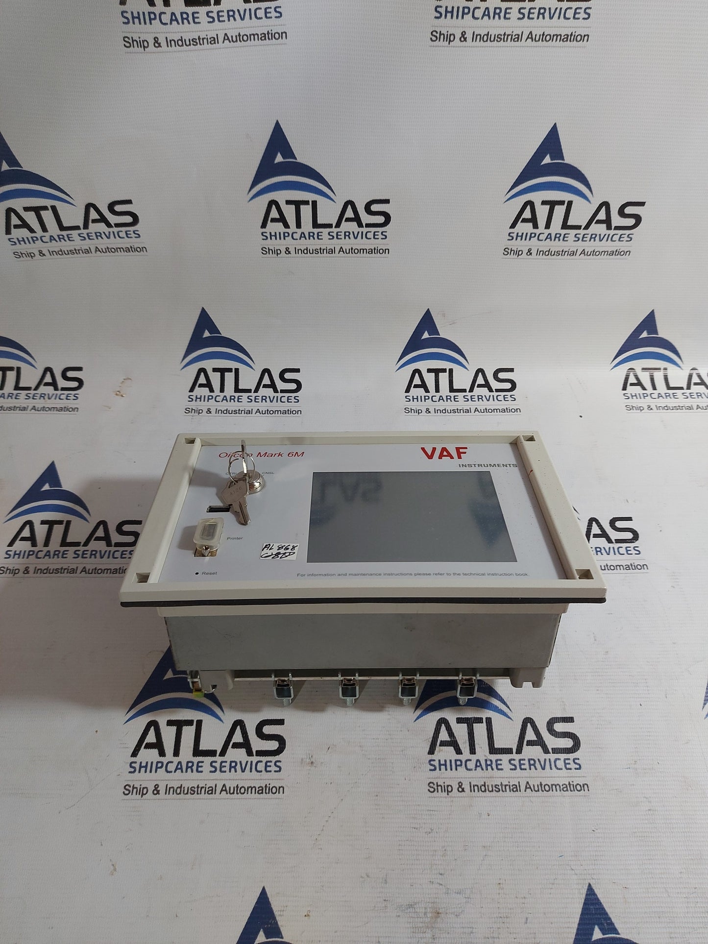 VAF INSTRUMENTS OILCON MARK 6M 0206-0087 OIL MONITORING CONTROL UNIT