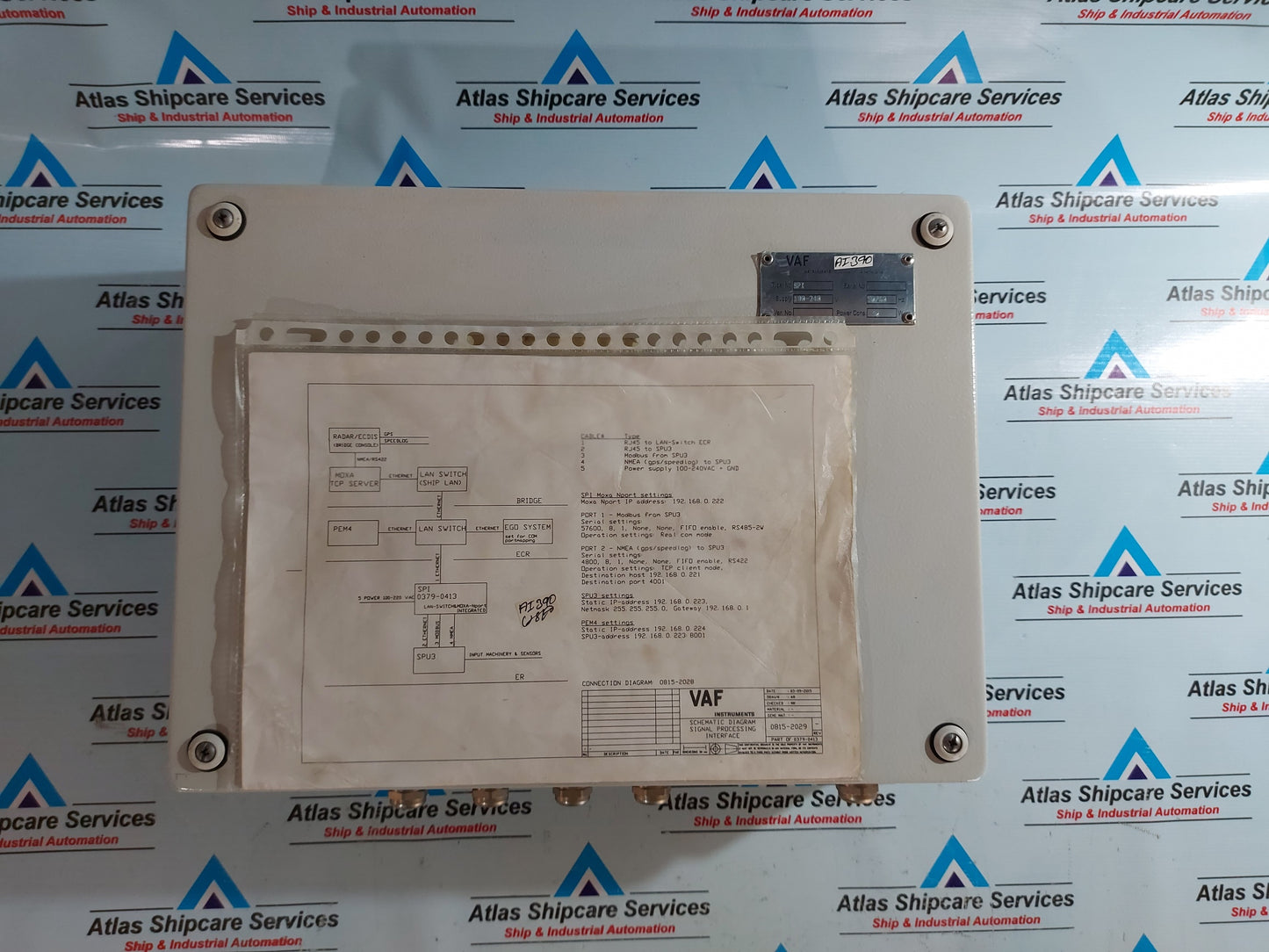 VAF INSTRUMENTS SPI MONITORING SYSTEM