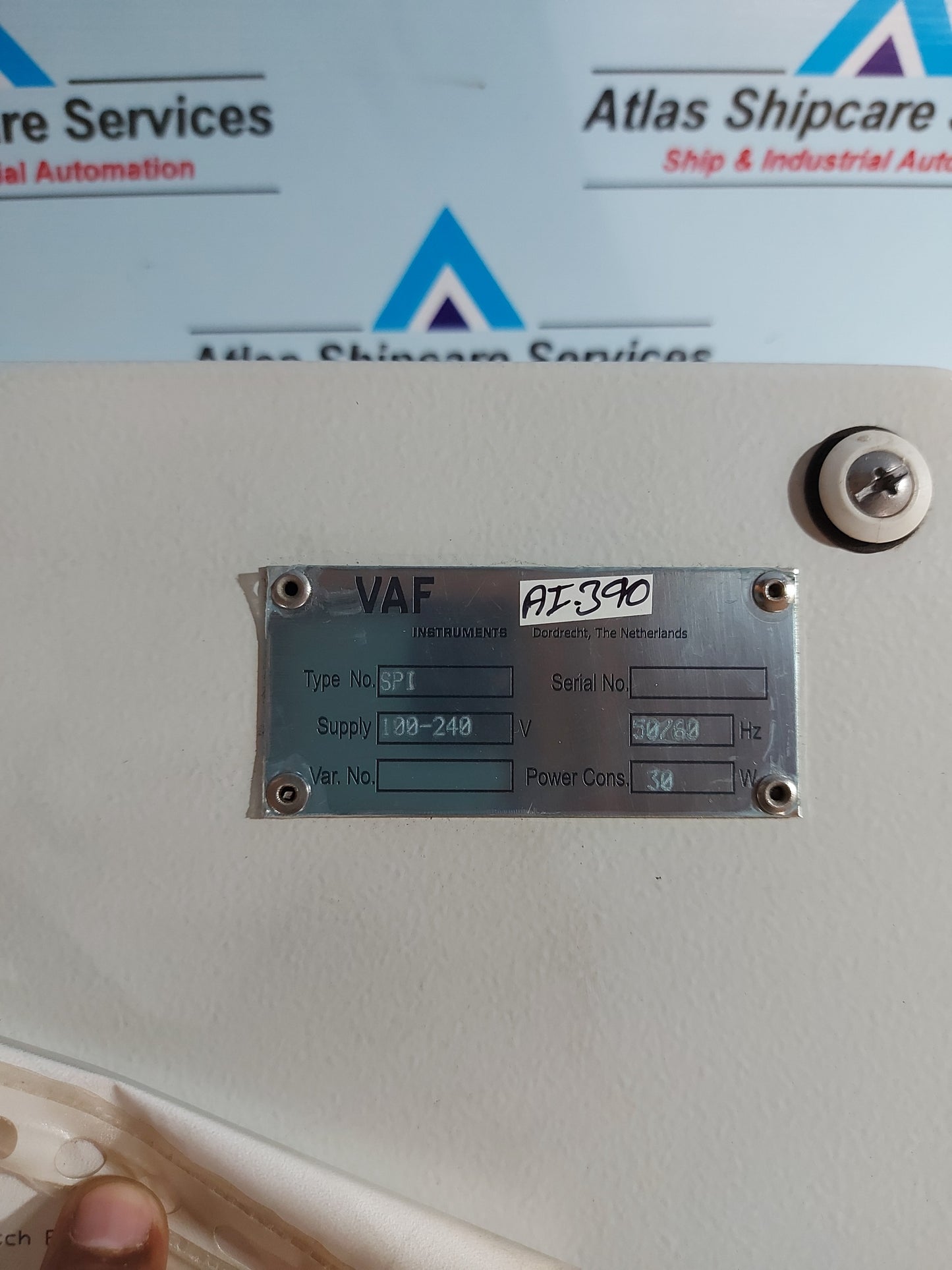 VAF INSTRUMENTS SPI MONITORING SYSTEM