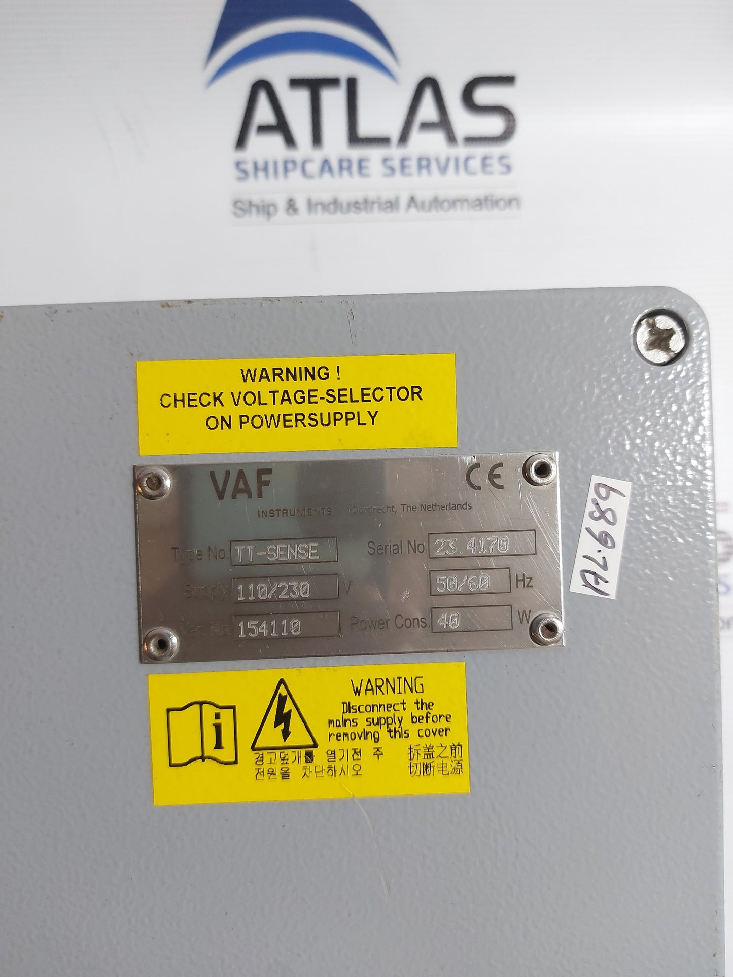 VAF INSTRUMENTS TT-SENSE TORQUE MEASURING SYSTEM