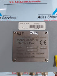 VAF INSTRUMENTS VISCOSENSE 3D 0279-0111 INTERFACE BOX WITH SENSOR
