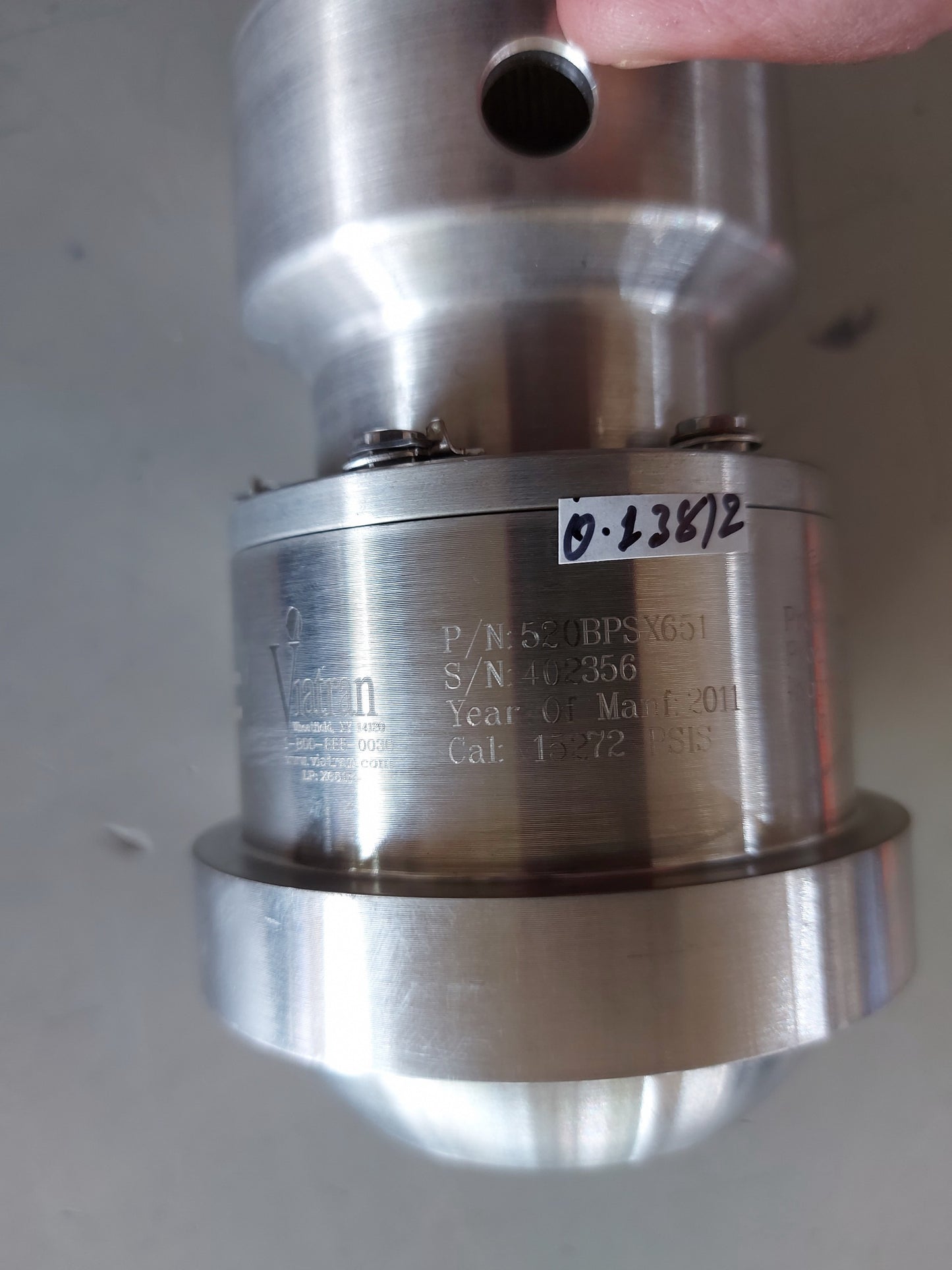 VAITRAN CORPORATE 520BPSX561 HAMMER UNION PRESSURE TRANSMITTER