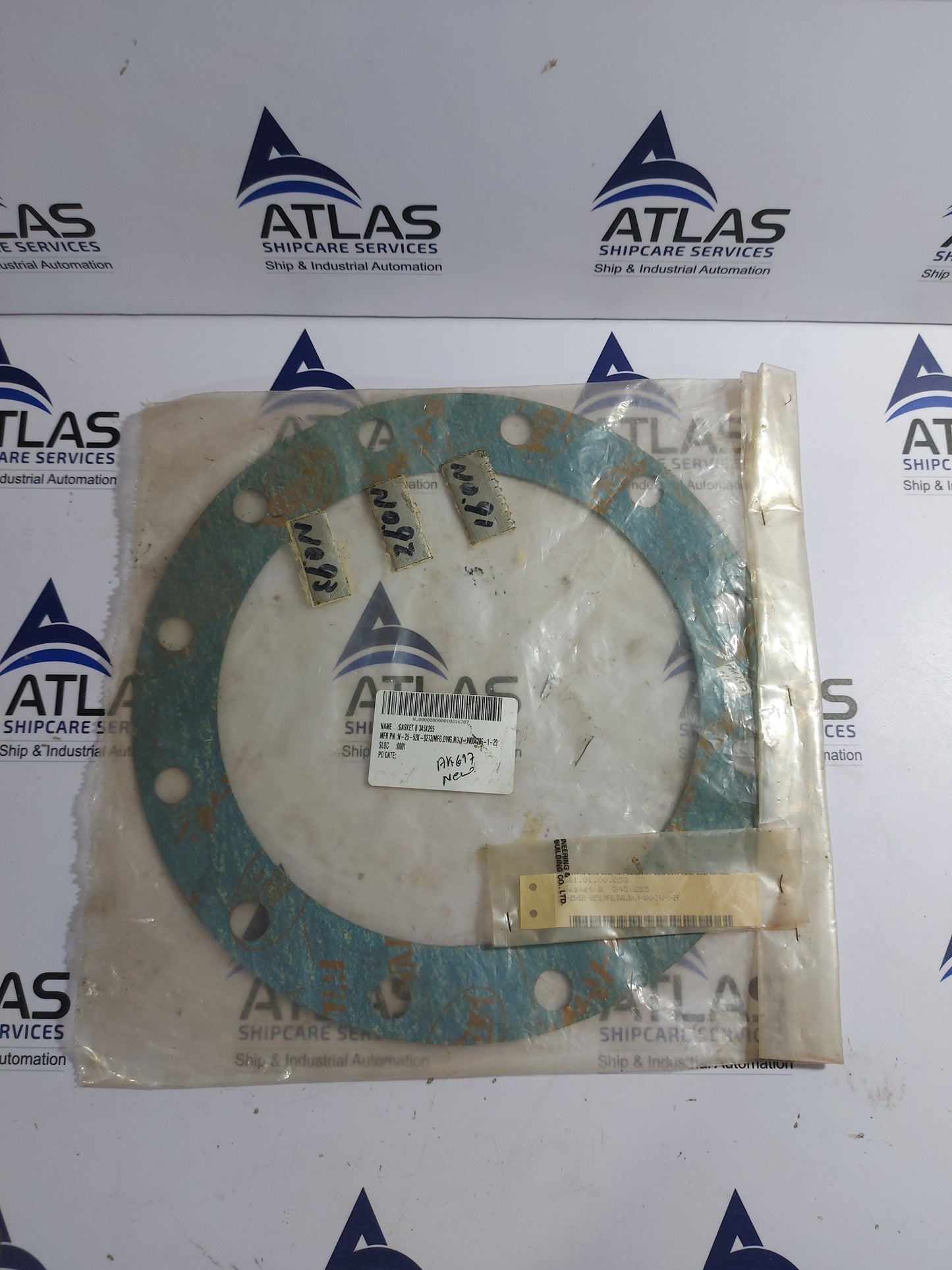 VALQUA 345x255 NON METALIC GASKET
