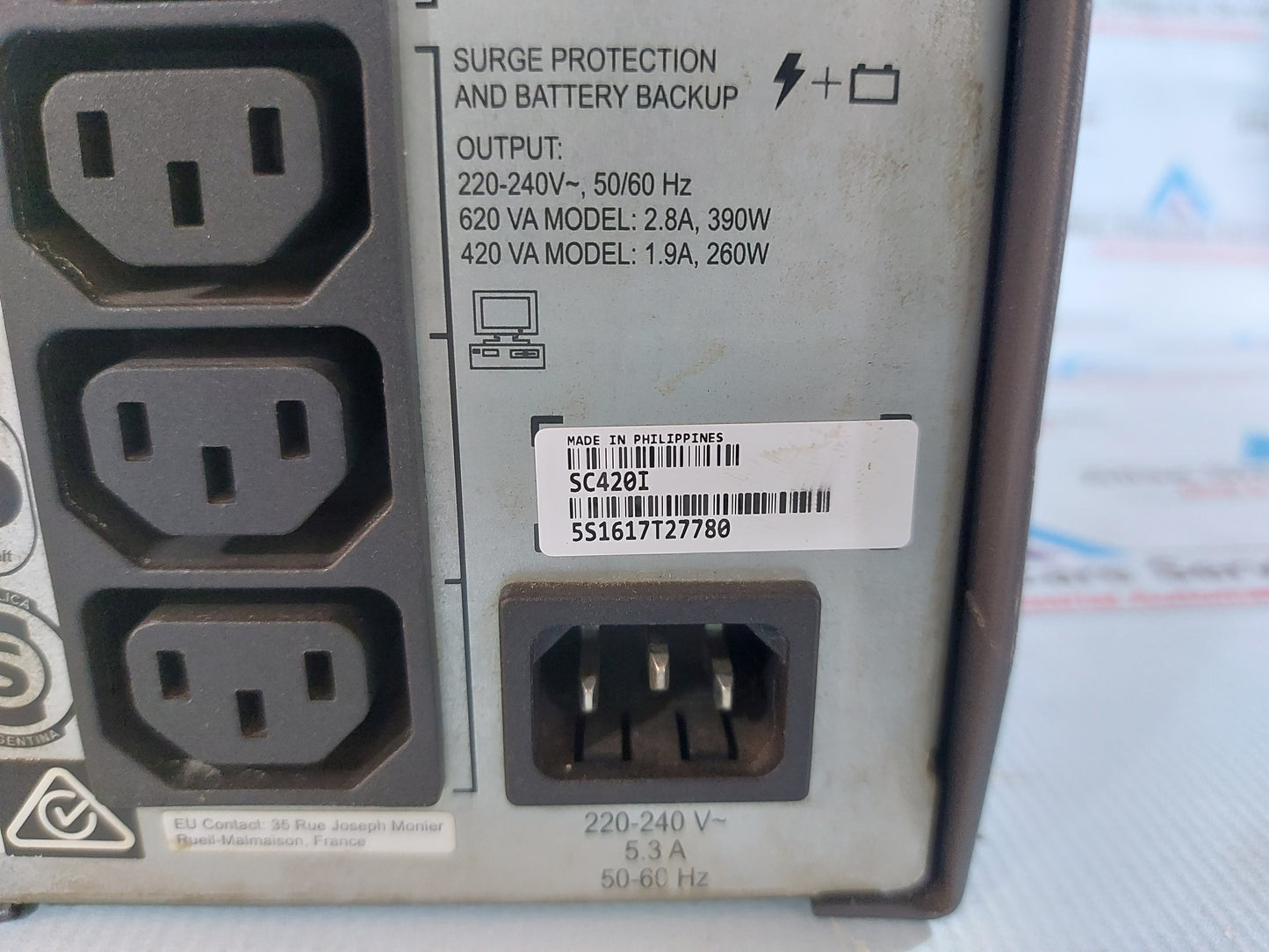 VEINLAND VL-SC 420i 230VAC UPS UNINTERRUPTIBLE POWER SUPPLY