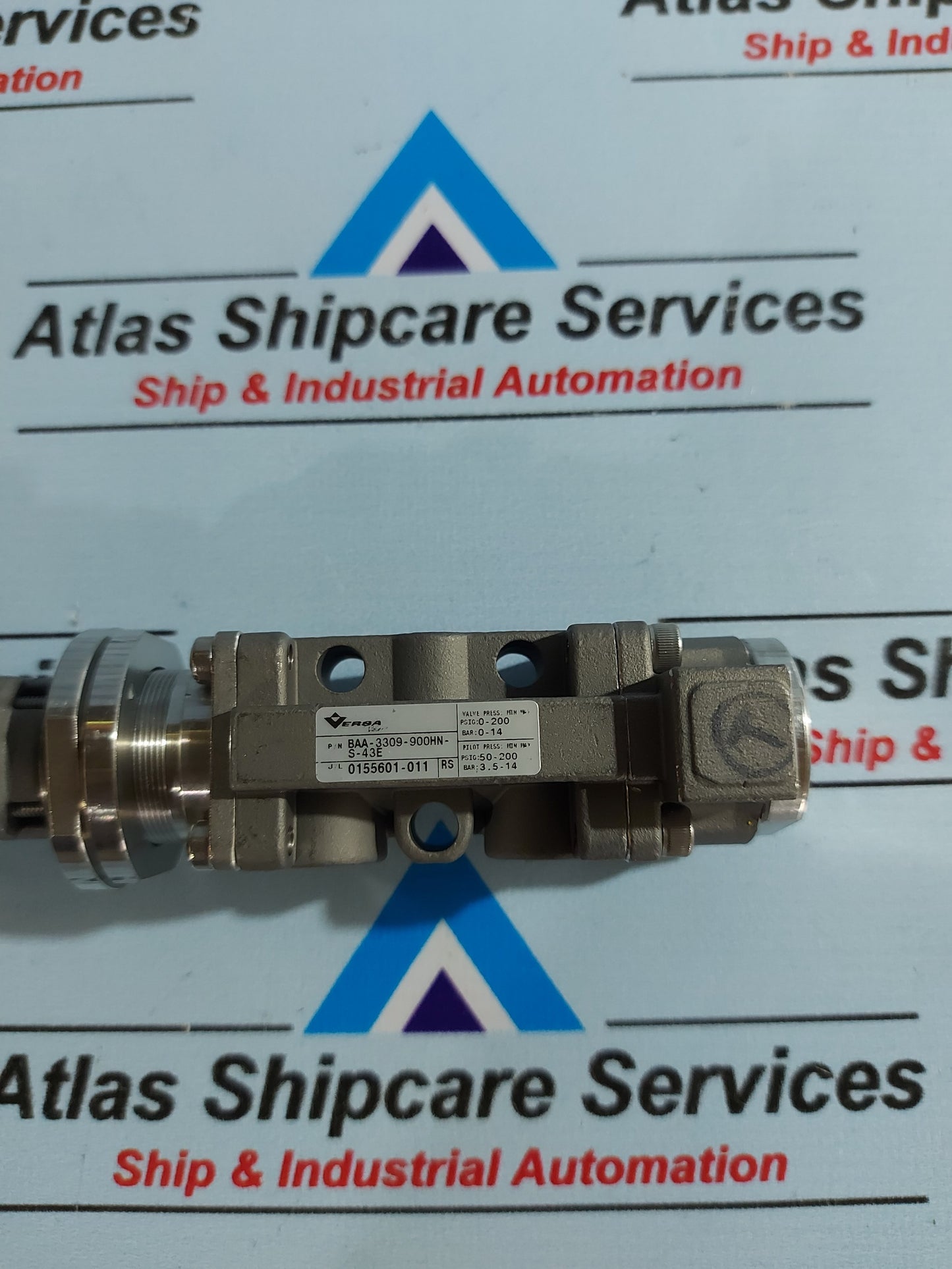 VERSA BAA-3309-900HN-S-43E PNEUMATIC DIRECTIONAL VALVE