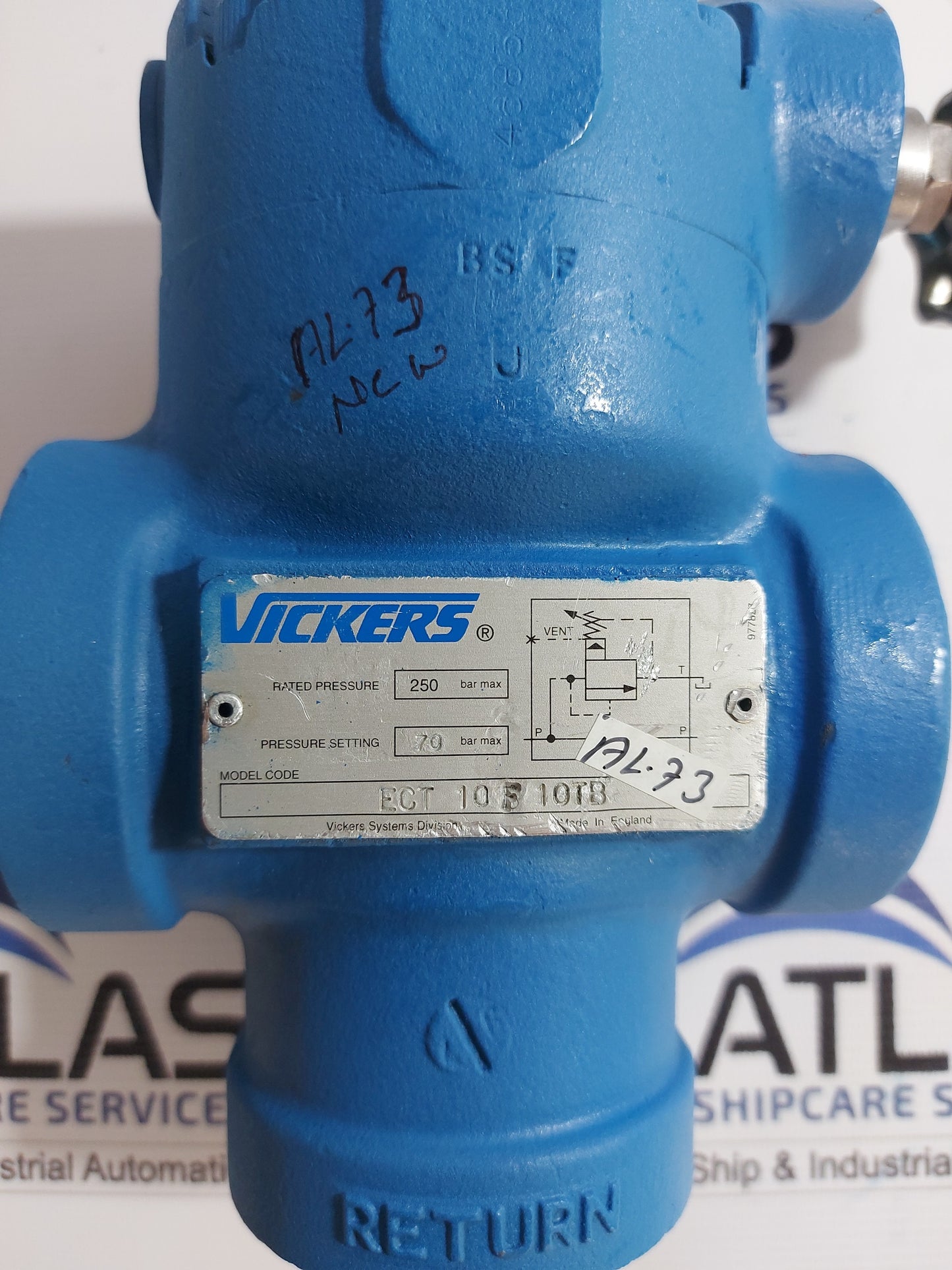 VICKERS ECT 10F 10TB PRESSURE RELIEF VALVE