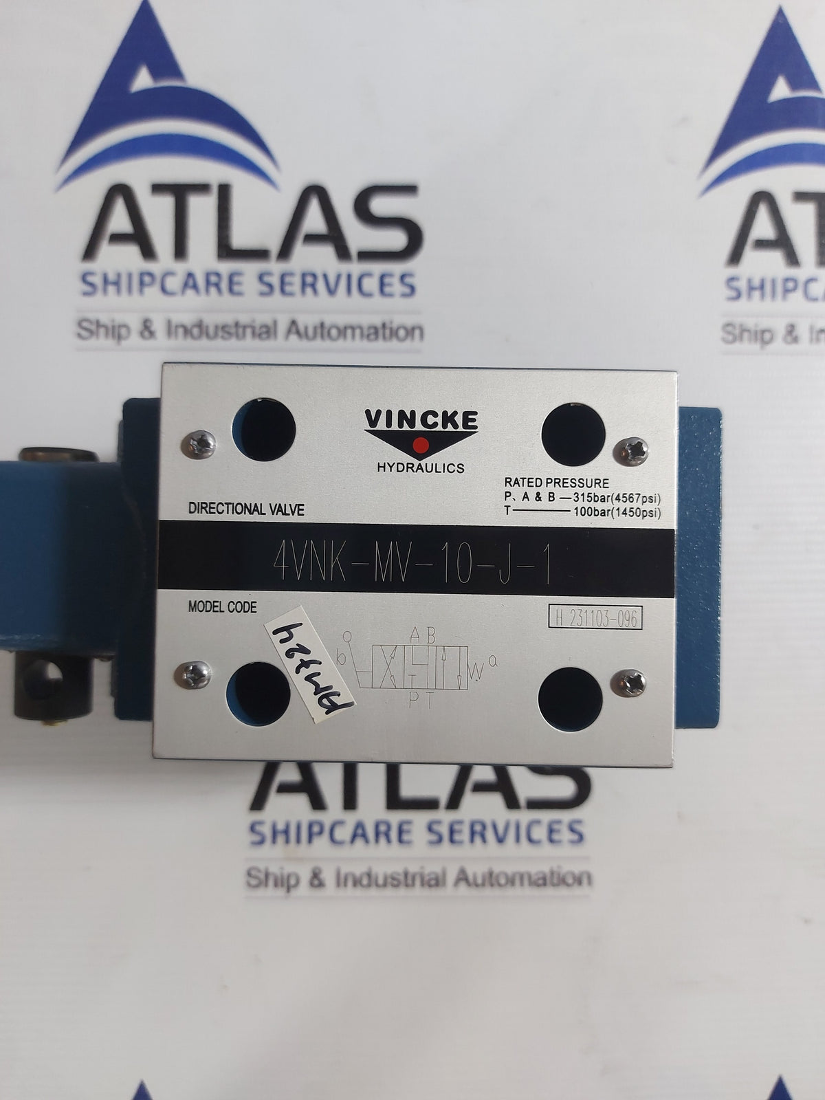 VINCKE 4VNK-MV-10-J-1 HYDRAULICS DIRECTIONAL VALVE