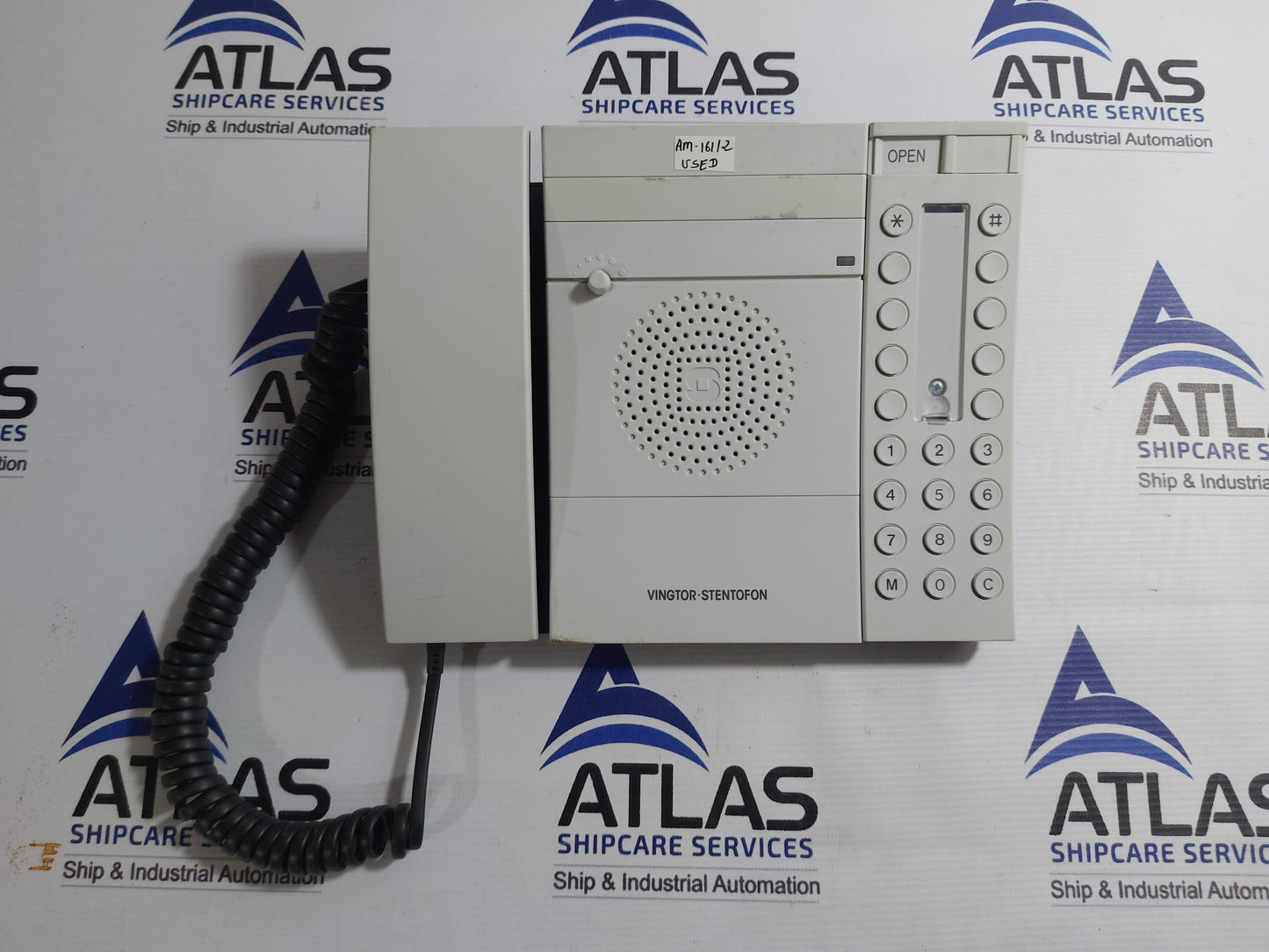 VINGTOR-STENTOFON VMP-619 MASTER STATION W/HANDSET 1007034210.0404