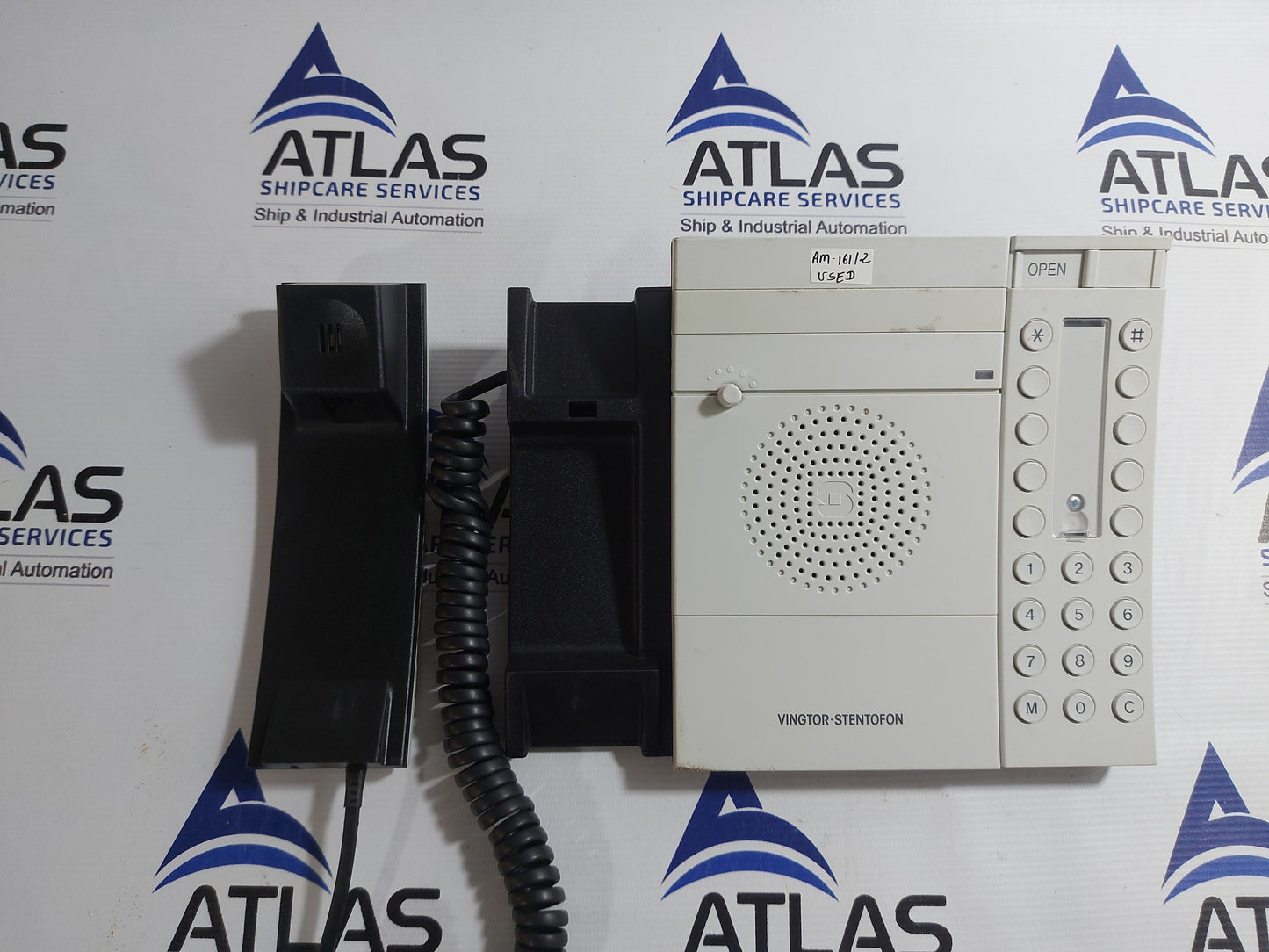 VINGTOR-STENTOFON VMP-619 MASTER STATION W/HANDSET 1007034210.0404
