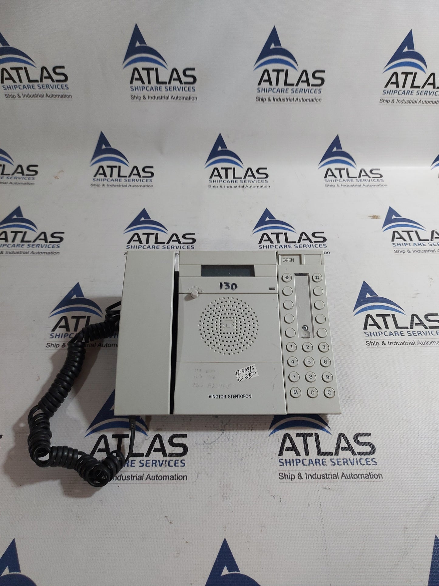 VINGTOR-STENTOFON VMP-D619 MASTER STATION W/HANDSET 1007034310.0302